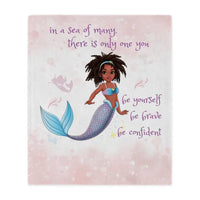 Thumbnail for Mermaid Personalized Blanket with Your Name