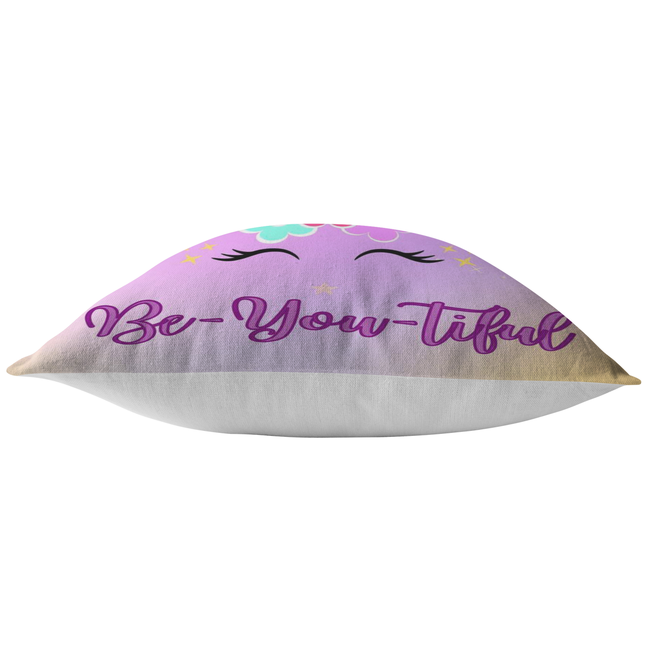 The Be-YOU-tiful Afro Puffs Unicorn Pillow