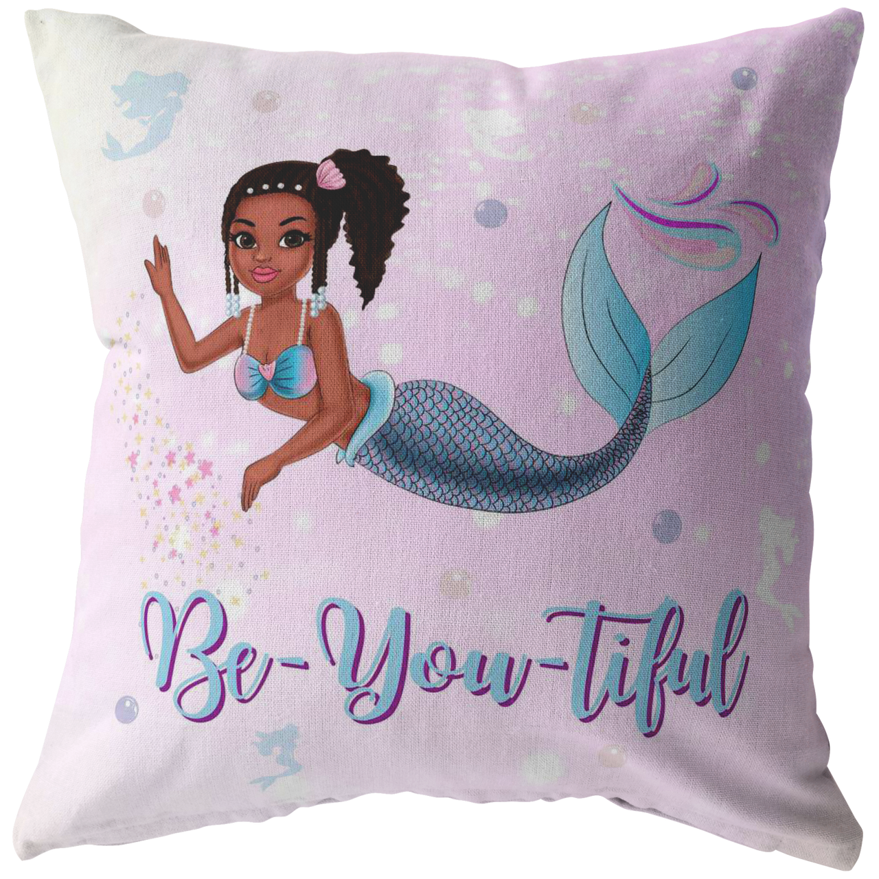 The Marli Mermaid Square Toss Pillow