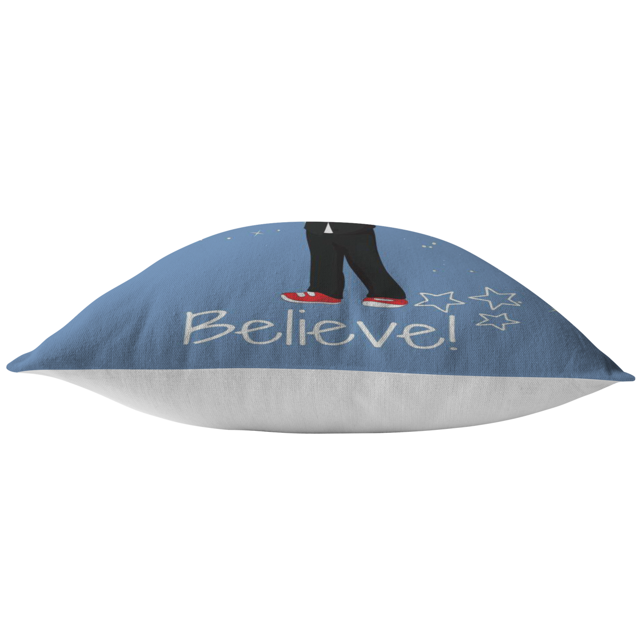 The I Believe Musician Throw Pillow