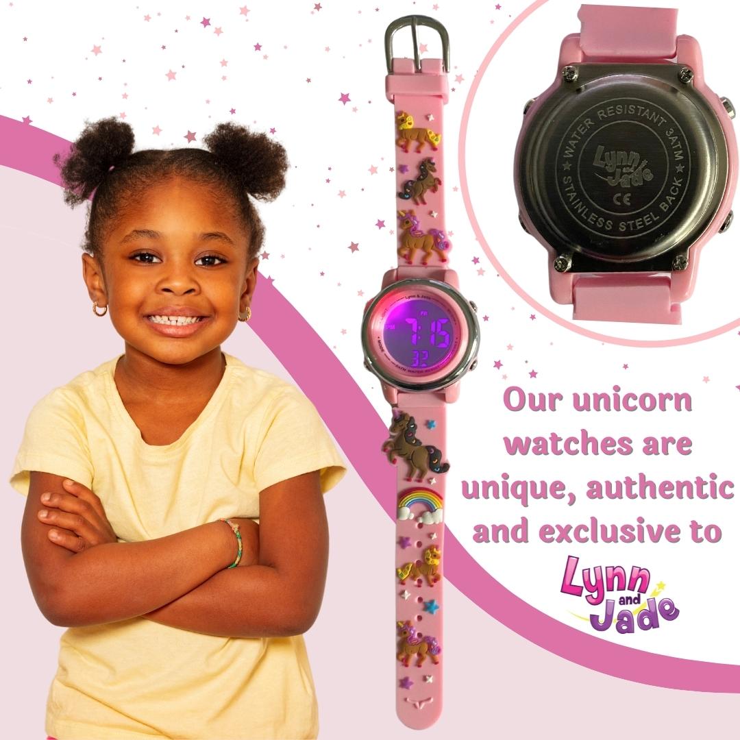 Melani Magic 3D Unicorn Watch for Kids w/ Bracelet and E-Book