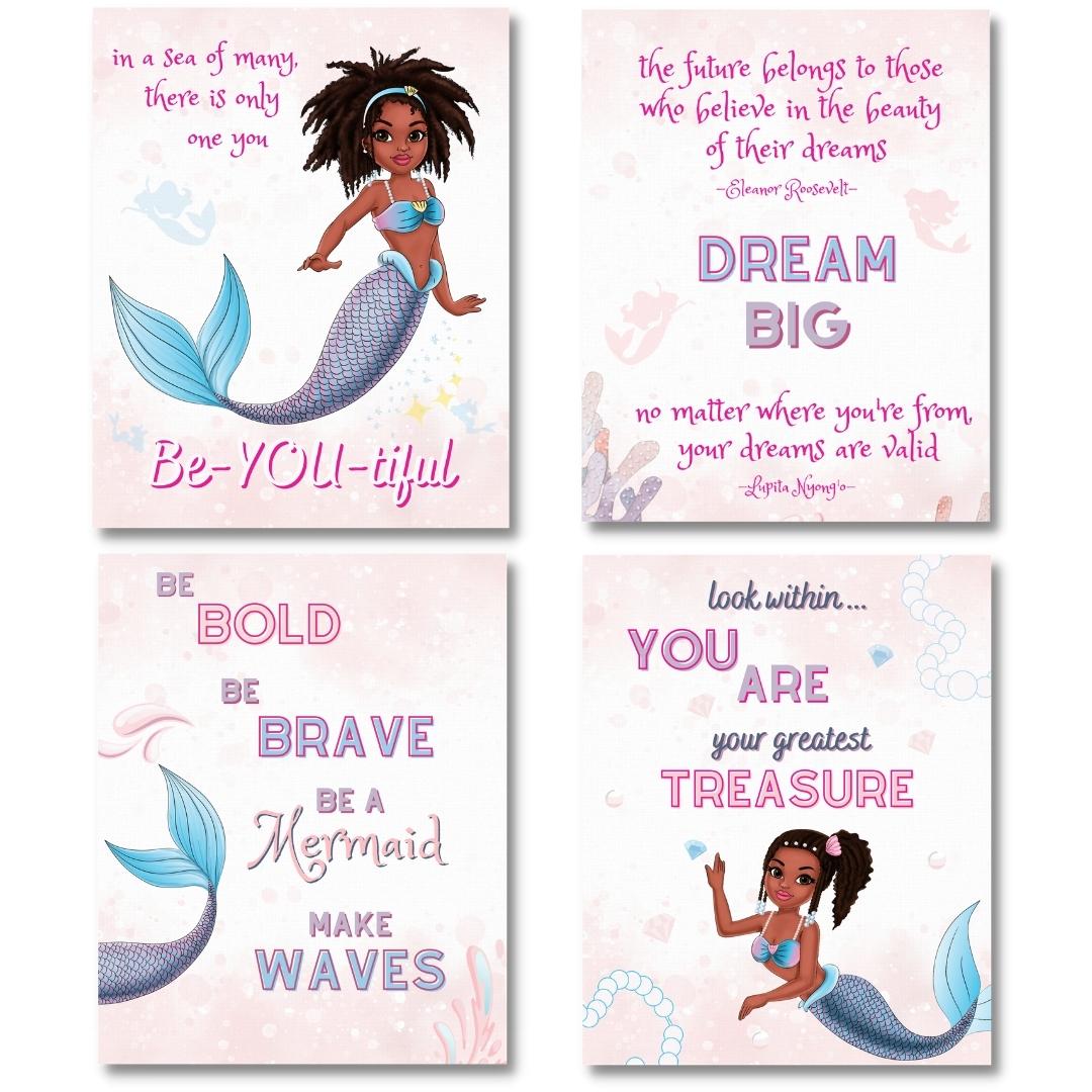 Marli Mermaid 8x10in Poster Set