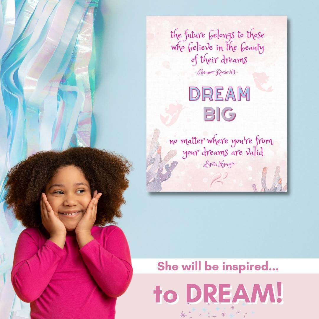 Marli Mermaid 8x10in Poster Set