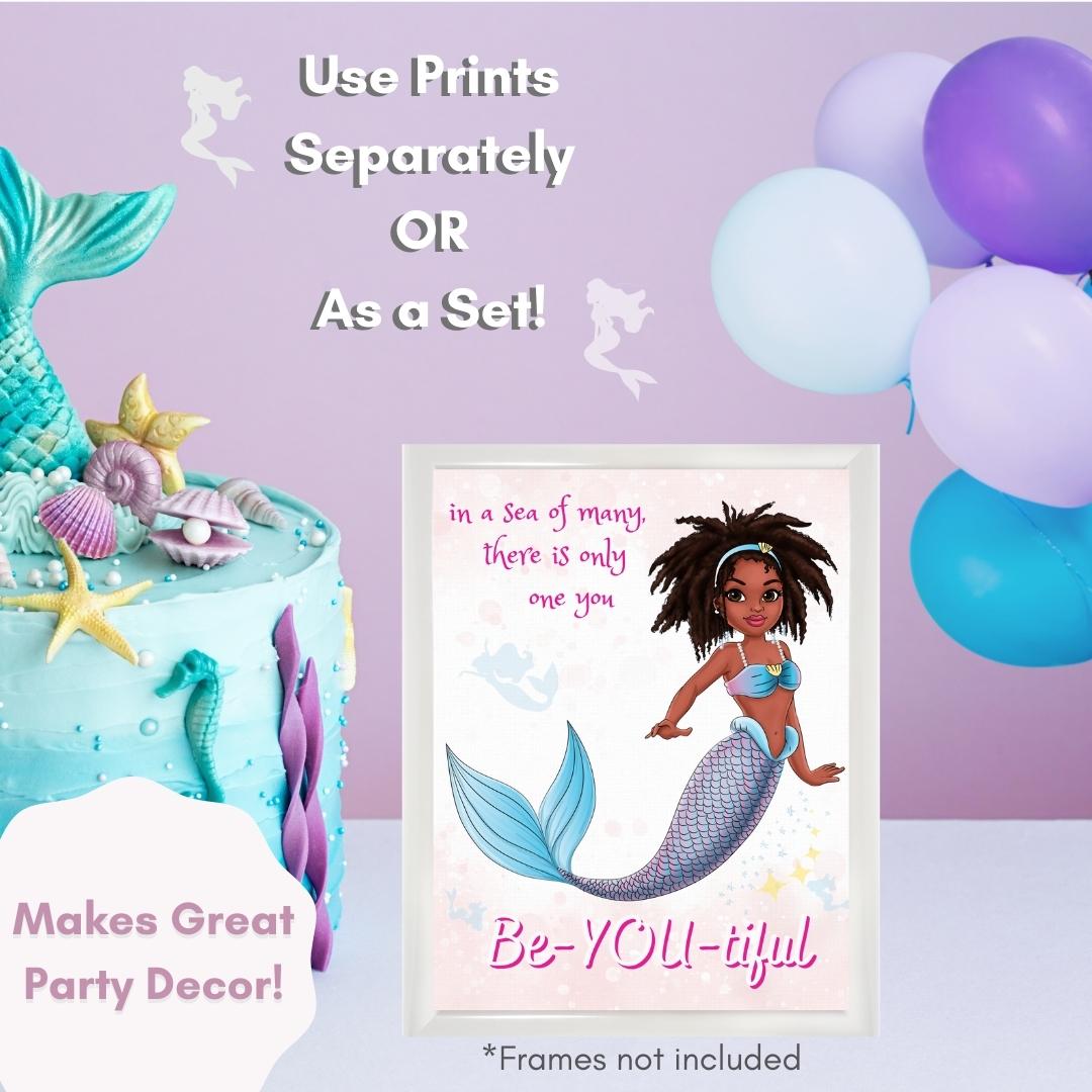 Marli Mermaid 8x10in Poster Set