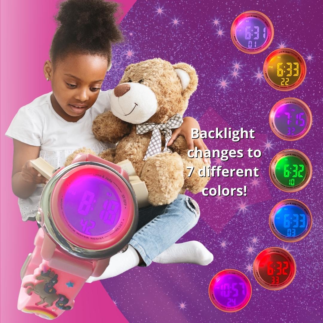 Melani Magic 3D Unicorn Watch for Kids w/ Bracelet and E-Book