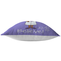 Thumbnail for The I Believe Girl Doctor Throw Pillow