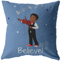 Thumbnail for The I Believe Musician Throw Pillow