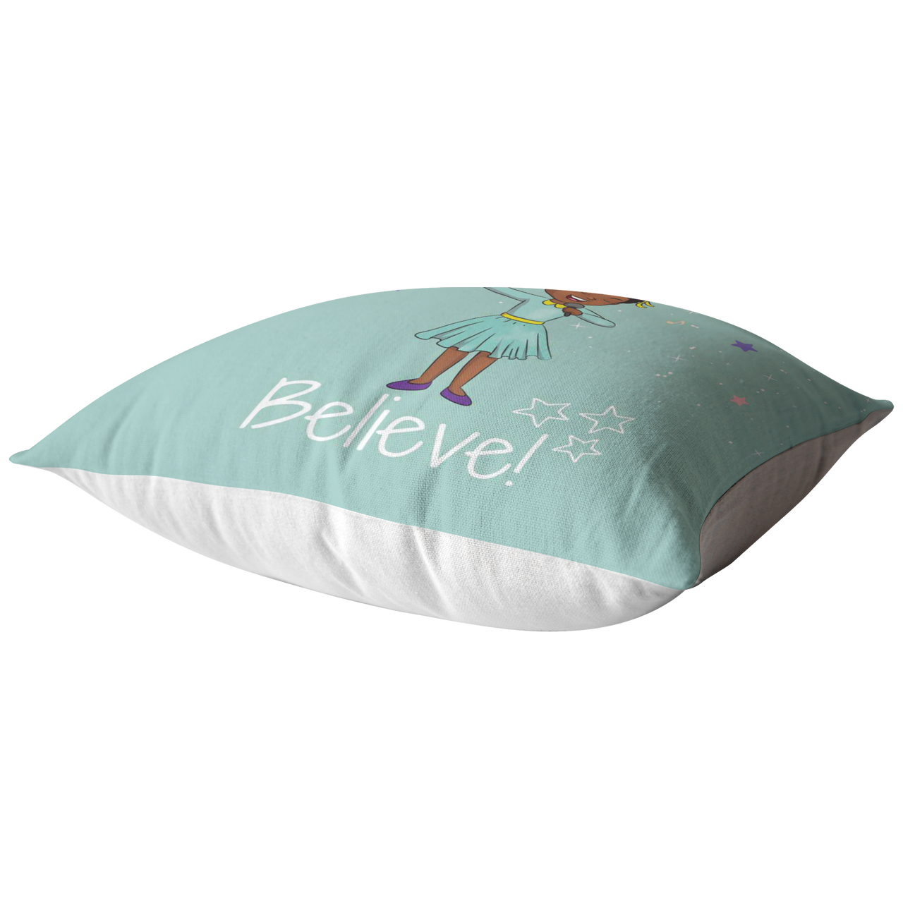 The I Believe Singer Throw Pillow