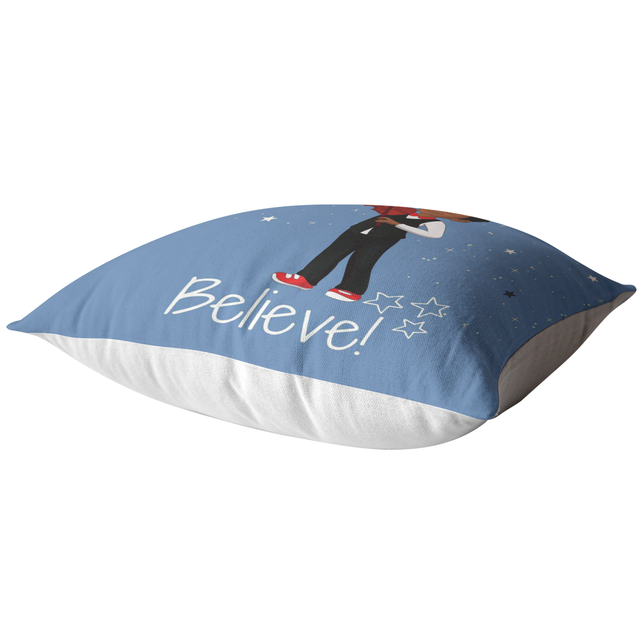 The I Believe Musician Throw Pillow