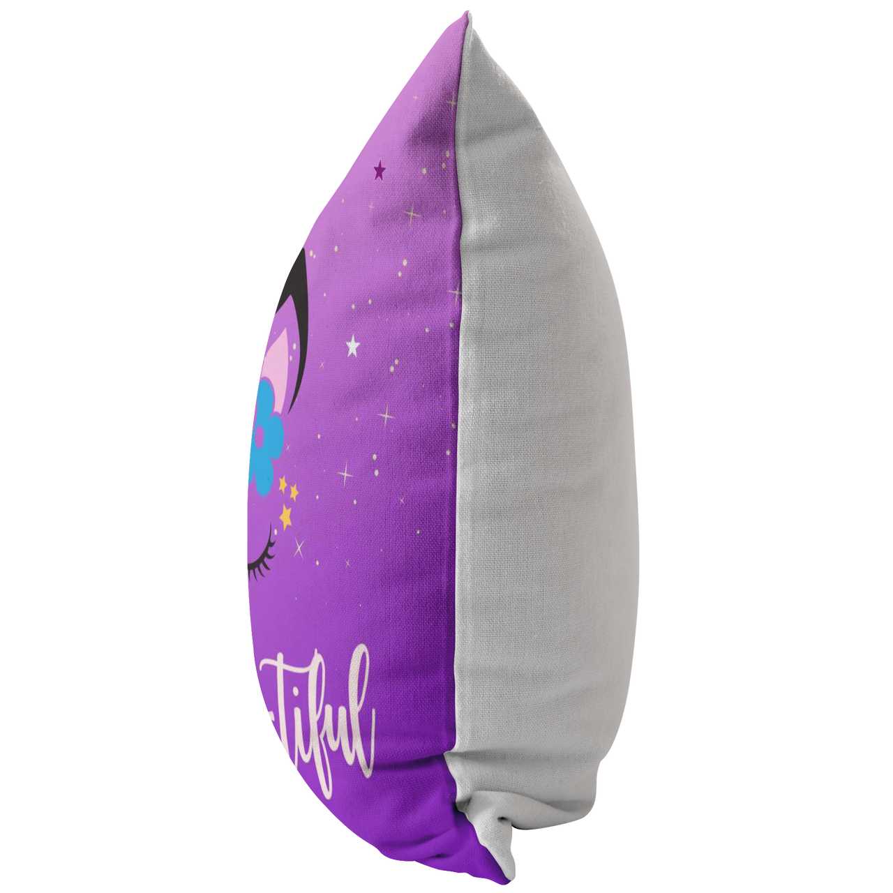 The Be-YOU-tiful Unicorn Pillow - Pink/Purple