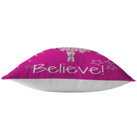 Thumbnail for The I Believe Ballerina Throw Pillow