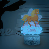 Thumbnail for Personalized Unicorn LED Light, Kids Custom Multicolor Mode Light