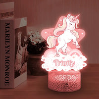 Thumbnail for Personalized Unicorn LED Light, Kids Custom Multicolor Mode Light