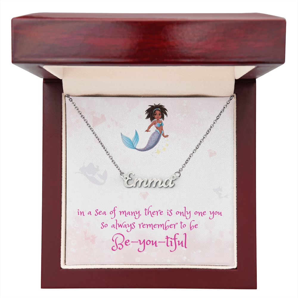 Marli Mermaid's Be-you-tiful Custom Name Necklace