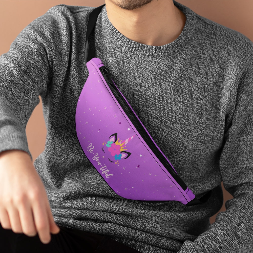 The Be-Youtiful Unicorn Fanny Pack - Purple