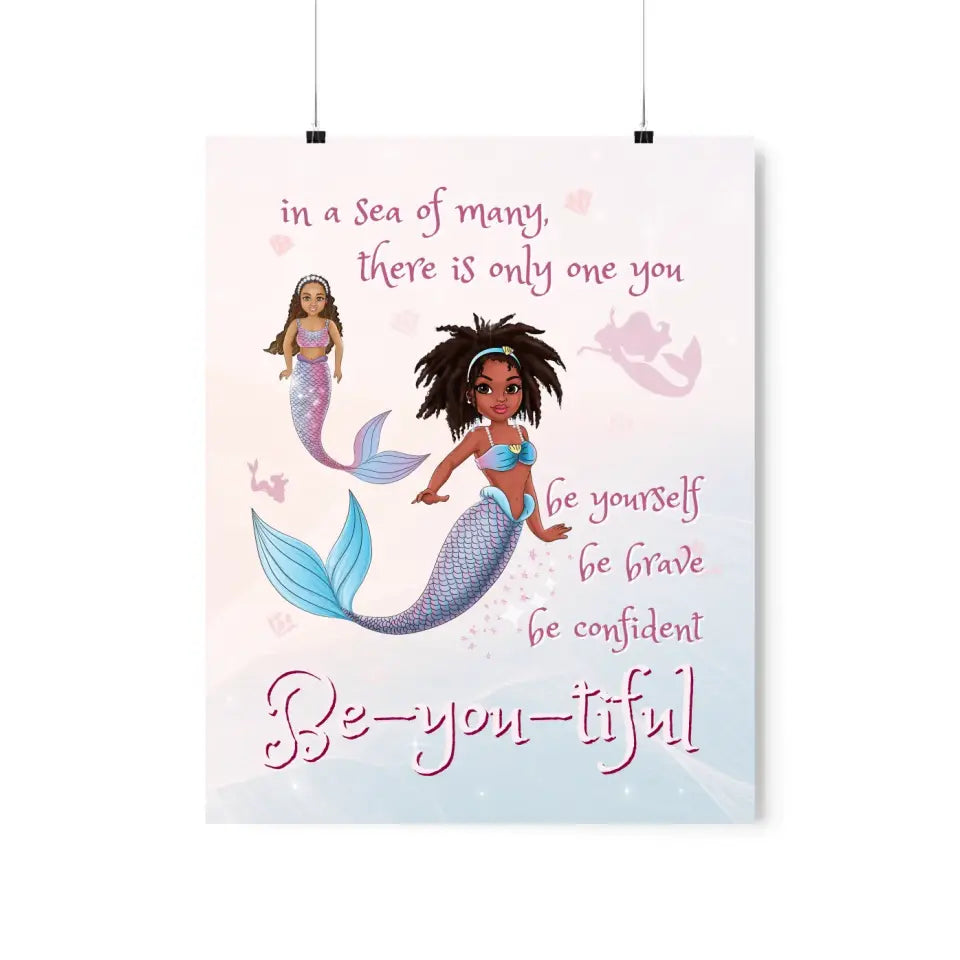 Mermaid Personalized Poster with Your Name