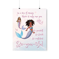 Thumbnail for Mermaid Personalized Poster with Your Name