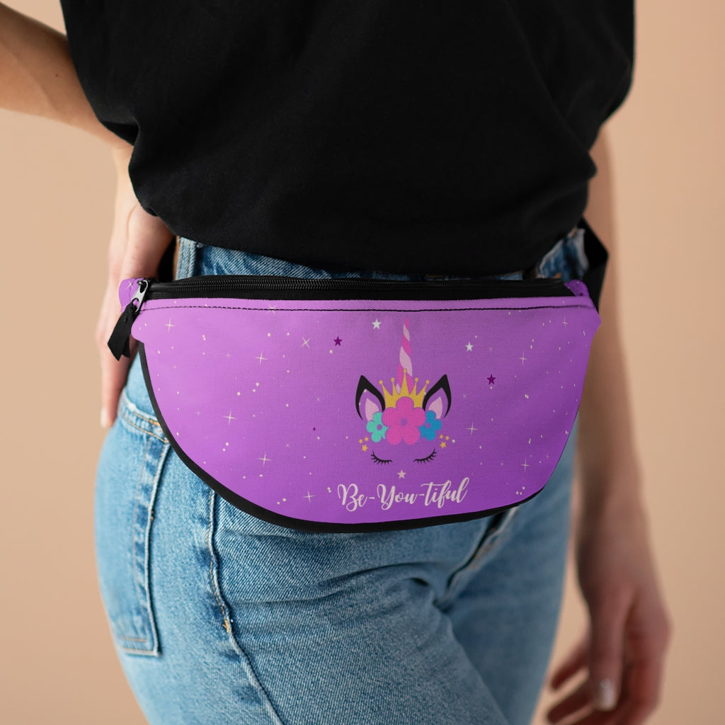 The Be-Youtiful Unicorn Fanny Pack - Purple
