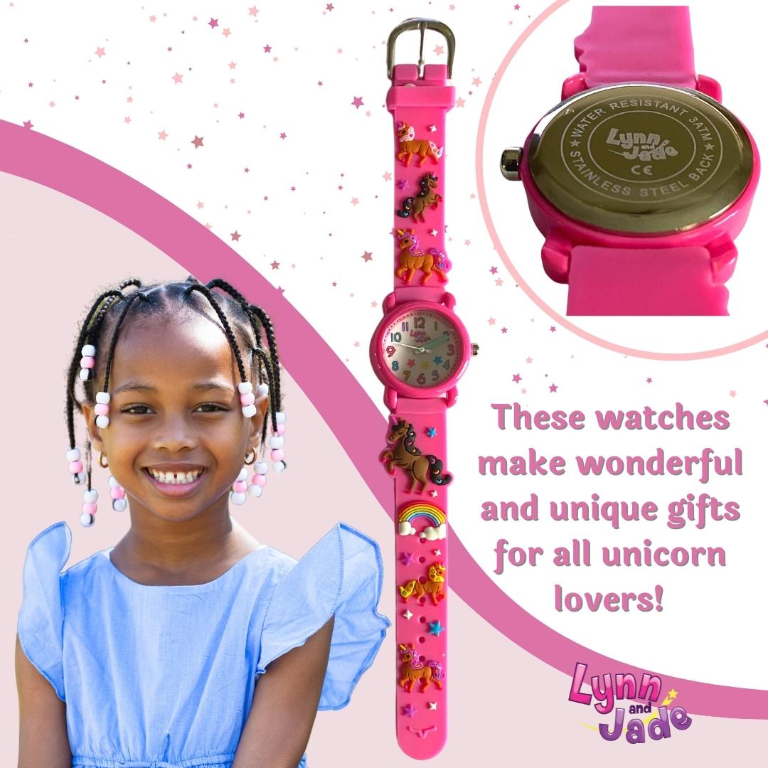 Melani Magic 3D Unicorn Watch for Kids w/ Bracelet and E-Book