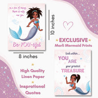 Thumbnail for Marli Mermaid 8x10in Poster Set