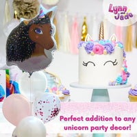 Thumbnail for Melani Magic Brown Unicorn Balloons with bracelet and E-Book