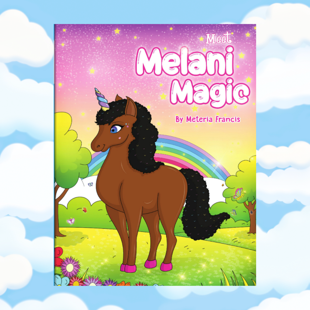 Meet Melani Magic E-Book, Interactive Flipbook w/ Bonus Unicorn Coloring Book Downloads