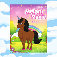 Thumbnail for Meet Melani Magic E-Book, Interactive Flipbook w/ Bonus Unicorn Coloring Book Downloads