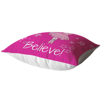 Thumbnail for The I Believe Ballerina Throw Pillow