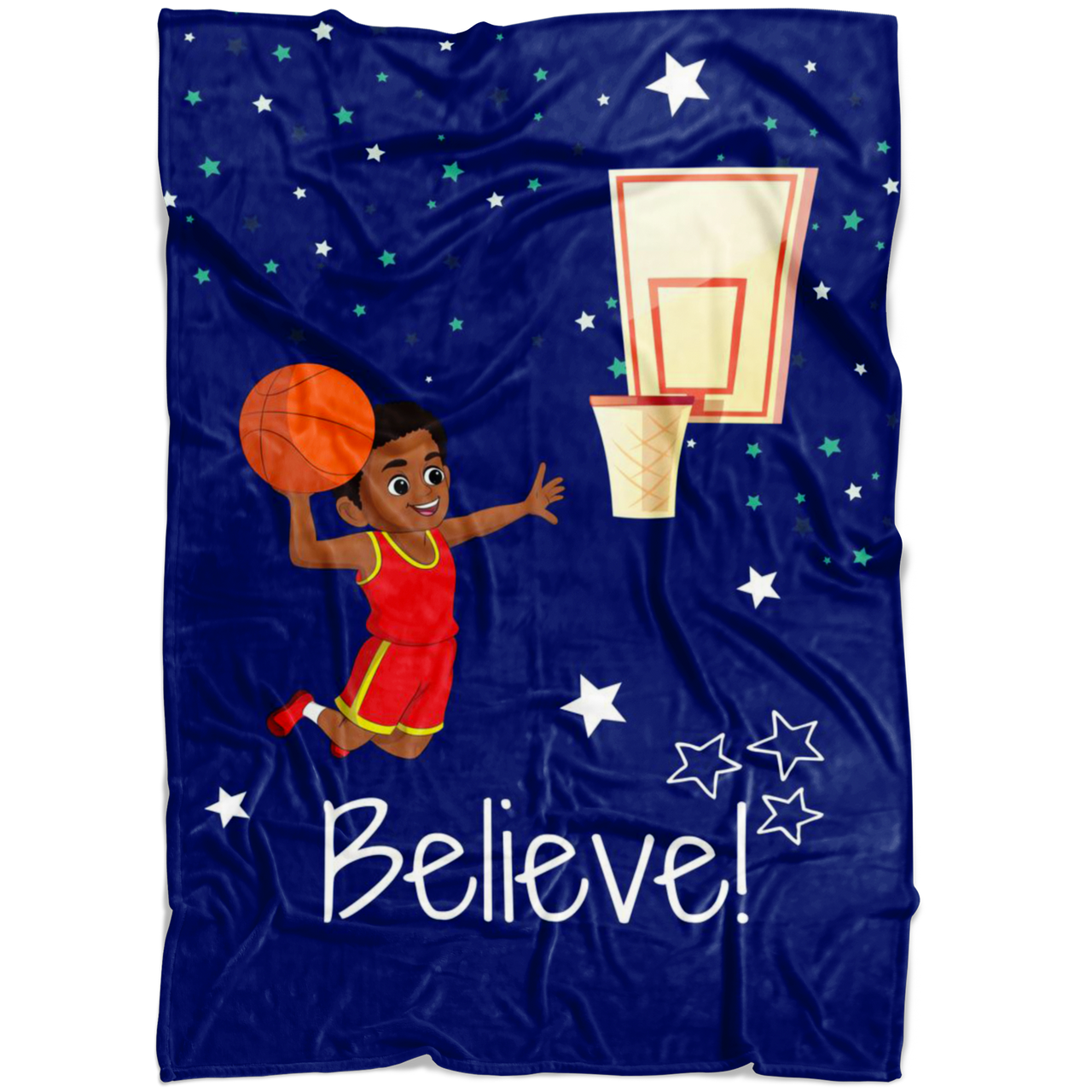The I Believe Basketball Blanket