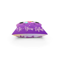 Thumbnail for Afro Puff Unicorn Double-Sided Throw Pillow - Purple