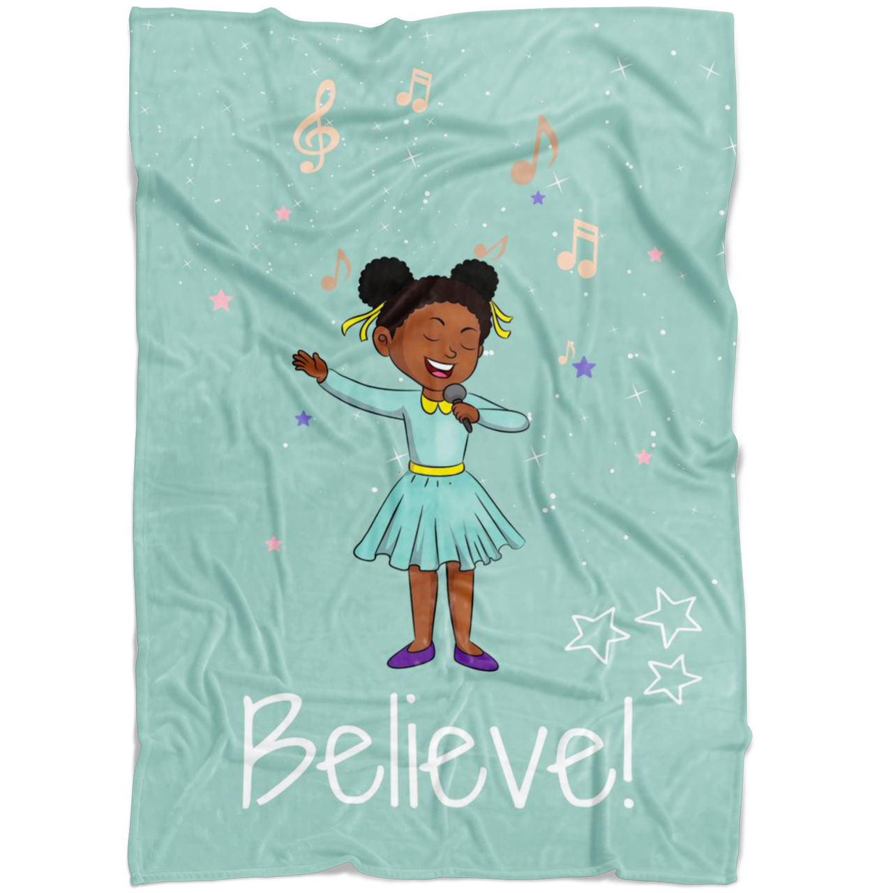 The I Believe Singer Fleece Blanket